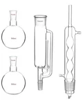 Qwork Soxhlet Extraction Apparatus Set 45/40 With Tube, Lab Glassware.... Fixed Price $62.02.
