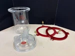 Wilmad-lab Glass 1L Resin Reaction Vessel With Covers And Clamps (model LG-8080). Fixed Price $500.00.