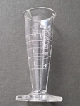 Kimble 60345-8 Kimax Glass 25ML Dual Scale Pharmaceutical Graduates, Nos, Nib.. Fixed Price $85.00.