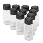 Jiuwu Pack Glass VIALS,10 Bottle With Screw 10ML, Transparent. Fixed Price $11.68.