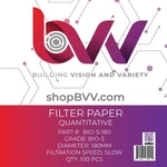 Bvv Ashless Filter Papers - 180MM Qualitative. Fixed Price $60.95.