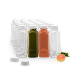 Plastic Juice Bottles 16OZ Square Clear Pet Tamper Evident Cap Ounce. Fixed Price $179.99.