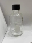 Kimble Graduated Glass Media Bottle, 250ML. Fixed Price $25.00.