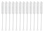 Eisco 12PK Bristle Cleaning Brushes With Fan-shaped Ends, 9" Twisted Stainl.... Fixed Price $31.79.