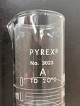 Pyrex #3023-1000 Grade 1000ML Graduated Cylinder, Atsm Calibrated (td) 3023-1L. Fixed Price $49.93.