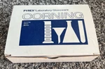 Corning Pyrex Lab Glassware 9825 16X125MM Culture 23 Tubes With Screw Caps. Fixed Price $22.99.