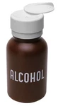 Menda Lasting-touch Round Brown Plastic Dispenser Bottle 8 Oz Pump Alcohol Usa. Fixed Price $12.49.