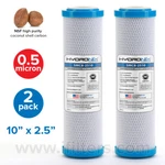 2 Pk Carbon Block Drinking Water Filter Replacement For Lead Asbestos Cto Cysts. Fixed Price $23.00.