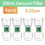 4PACK Sterile Vacuum Filter Bottle Top Units 250ML 0.22 Pes Membrane. Fixed Price $55.99.