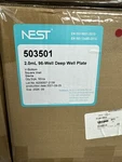 Nest 2ML 96-WELL Deep Plate V-bottom Square Sterile 48PK 503501 Ex: 9/2026. Fixed Price $99.00.