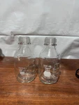 Kimax 500 Ml Glass & Hybex- Pair Of 2 Bottles No Lids. Fixed Price $14.00.