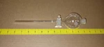 Pyrex Globe-shaped Separatory Funnel, Glass Standard Taper Stopper. Fixed Price $24.99.