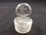 Kimble Kimax Glass Hollow Plug Style 24/12 Joint Weighing Bottle Flask Stopper. Fixed Price $9.19.