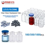 1000PCS 2/3/5/10/20ML Glass Vials Headspace Lab W/ Caps Crimp Top Us. Fixed Price $189.99.