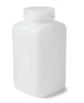 6 Pack 1000 Ml 32OZ Square Reagent Bottles Hdpe Wide Mouth Lab Grade. Fixed Price $41.85.