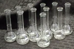 Lot Of (11) Corning Pyrex Glass Class Tc 10ML Micro Volumetric Flask 5580-10. Fixed Price $89.99.