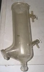 Buchi Jacketed Cold Trap Condenser - Outer Assembly Only, No Inner Glass Or Lid. Fixed Price $200.00.