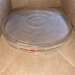 Kimble Kimax Glass 100MM Outer Diameter 19MM Height Petri Culture Dish Cover. Fixed Price $15.00.