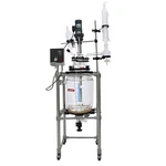 30L Jacketed Glass Reactor (-120 250 Variable Frequency Drive, 600 Rpm). Fixed Price $4426.89.