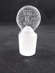 Kimble Kimax Solid Glass Pennyhead Flask Length Size #16 Inner Joint Stopper. Fixed Price $7.79.