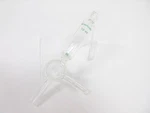 Chemglass CG-1864-01 Peptide Synthesis Vessels 10ML Medium Frit No Stopcock. Fixed Price $102.57.