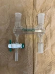 Chemglass CG-1235-56 Double Distilling Adapter 24/40 For Process Reactor. Fixed Price $180.00.
