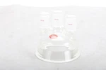 Labglass LG-8076-104 3 Neck O-ring Flange Reaction Vessel Cover 29/42. Fixed Price $299.99.