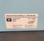 Eppendorf Microplate 96 500 Ul Deepwell Total Of 40 Plates. Fixed Price $206.25.