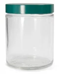Qorpak GLC-01721 Clear Glass Round 960ML Type Iii Straight Sided Jar With. Fixed Price $157.79.