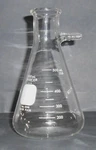 Corning Pyrex Glass 500ML Graduated Heavy Vacuum Filter Flask Sidearm 5340-500. Fixed Price $17.98.