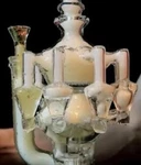 Heart Recycle Matrix Tire Glass Bong Water Pipes Eight Fab Egg Helix Rig Hookah. Fixed Price $68.99.