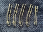 Lot Of Kimax Cannon Fenske Viscometers 80, 100(B34) 200(C5) 350(J33) 400(K17). Fixed Price $299.00.