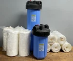 Cole Parmer Stage Water System W/ 9 25UM 0.5UM Micron. Fixed Price $119.99.