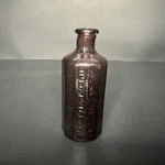 Wheaton Amethyst Glass Alan Casters Indian Veg Jaundice Bitters Bottle Vntg Repr. Fixed Price $5.00.