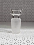 Kimble # 850400-1420 Medium Length Hex Head Hollow Glass Stopper, 14/20. Fixed Price $45.00.