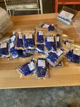Membrane Solutions Sample Vail Caps Septa LBSV222CSS Blue Lot Of 10 Per Bag. Fixed Price $130.59.