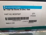 Wheaton W228792 M-t File Stores 24-20ML Vials. Fixed Price $155.00.
