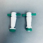 Chemglass Ptfe Mm Bore 16/35 Plug Size Lot Of 2 Stopcocks. Fixed Price $55.00.