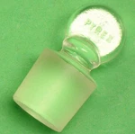 Corning Pyrex Borosilicate Glass # 27 Pennyhead Stoppers. Fixed Price $14.99.
