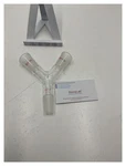 Stonylab Glass Y-joint Adapter 24/40 Ground 3-WAY Connector SL000313 New. Fixed Price $26.85.