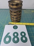 Tyler Sieve Micron Mesh Brass Frame Lid And Base. Fixed Price $60.00.