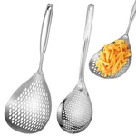 2 Pcs Skimmer Slotted Spoon, 304 Stainless Steel Long Handle Sp.... Fixed Price $31.28.