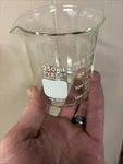 Corning Pyrex Griffin Beaker 1000-250 Graduated 250ML 12-PACK. Fixed Price $40.00.