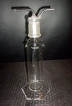 Pyrex Glass 500ML Tall Form Dreschel Gas Washing Bottle, 40/50 Joint, Damaged. Fixed Price $59.99.