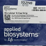 (300) Applied Biosystems Microamp 8-CAP Strips For Tubes Plates N8010535. Fixed Price $32.88.