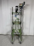 Tested, Chemglass 10 Liter Jacketed Reactor W/overhead Stirrer & Temp Best. Fixed Price $7999.99.