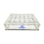 Nalgene Acrylic Beta Radiation Shield Microcentrifuge Tube Rack 0.5ML - Lab. Fixed Price $70.16.