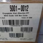 1.2ML Nalgene Cryogenic Vials Tubes Thermo Fisher Cat# 5001-0012. Fixed Price $85.50.