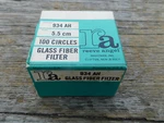 90 Pieces 934AH 5.5CM Glass Fiber Filters Ra Reeve Angel Lab Equipment. Fixed Price $55.71.