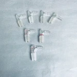 Chemglass Inlet 90 Degree 14/20 Joint Total Of 7 Adapters. Fixed Price $121.00.